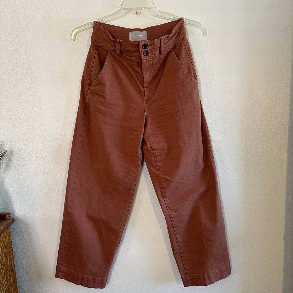 Everlane Organic Utility Wide Leg size 2